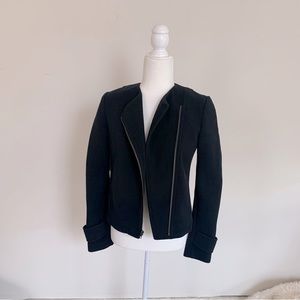 Vince cotton moto jacket size 4